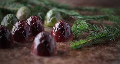 Praliner i form av kottar Chocolate World CW12118